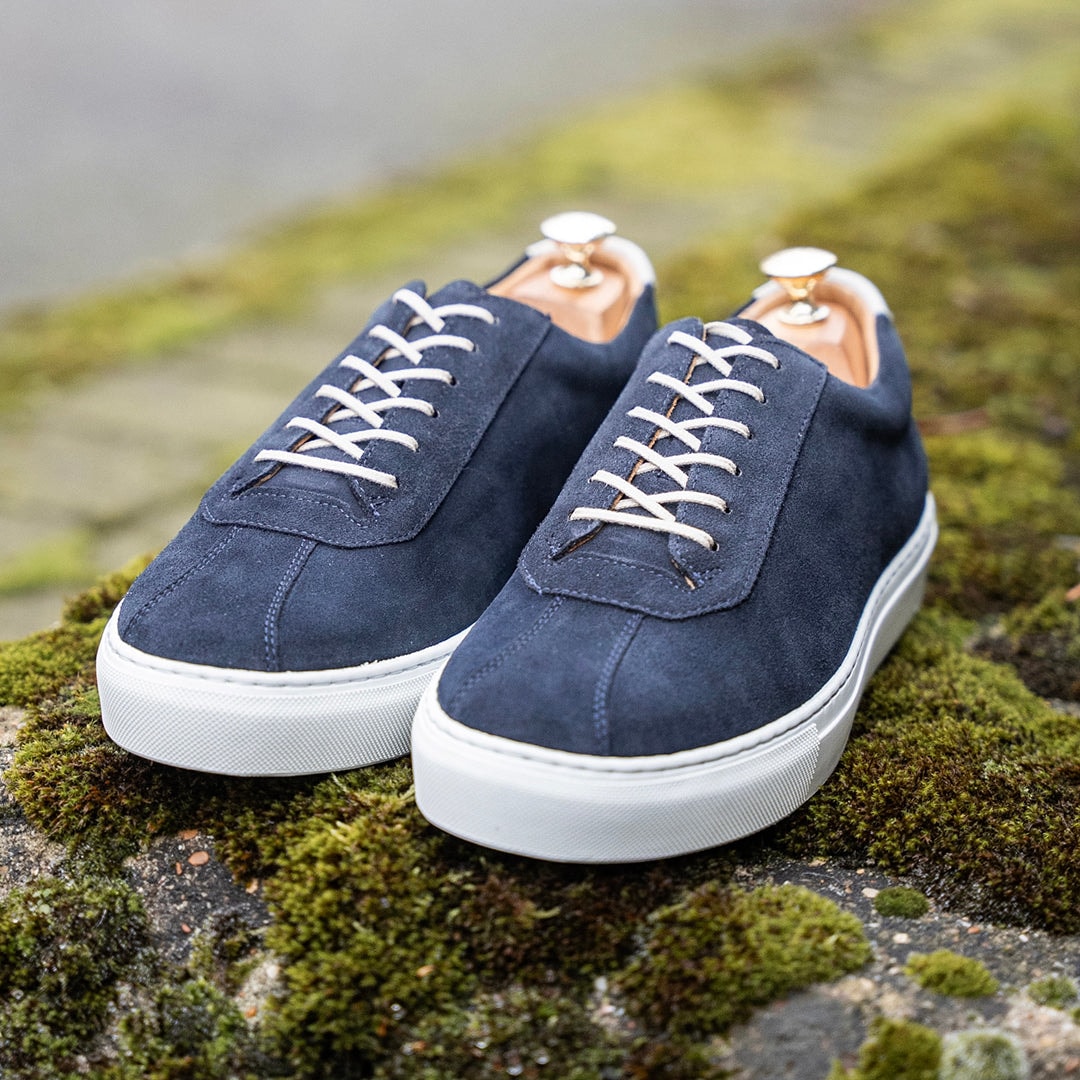 The Pilgrim Navy Suede by Lennertson.