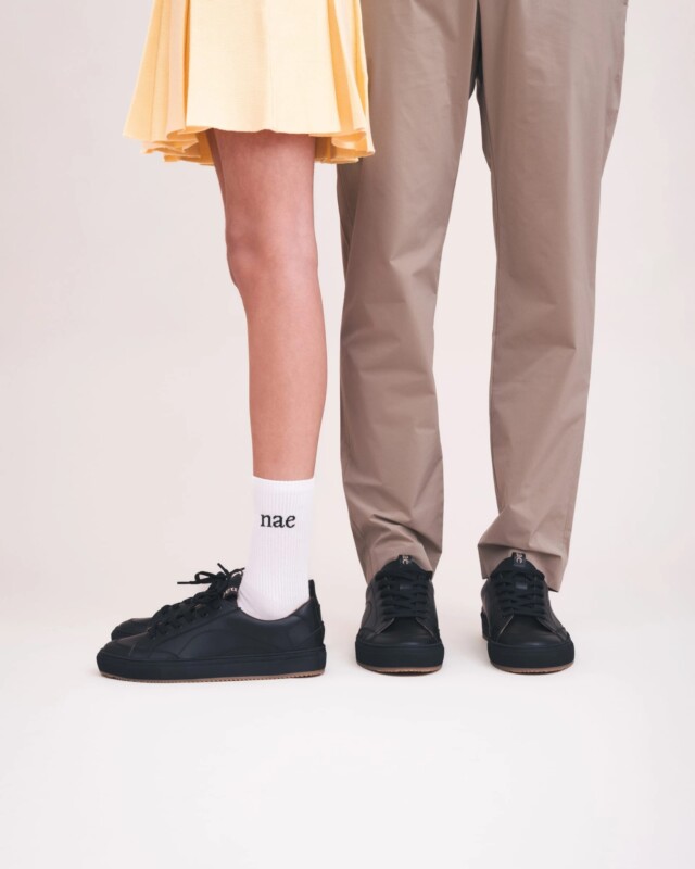 NAE Vegan Shoes, editorial photograph.